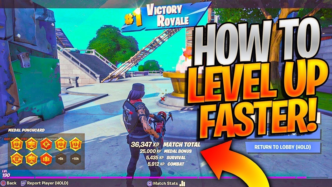 HOW TO LEVEL UP FASTER IN FORTNITE (Which Game Mode Gives You The Most XP?)