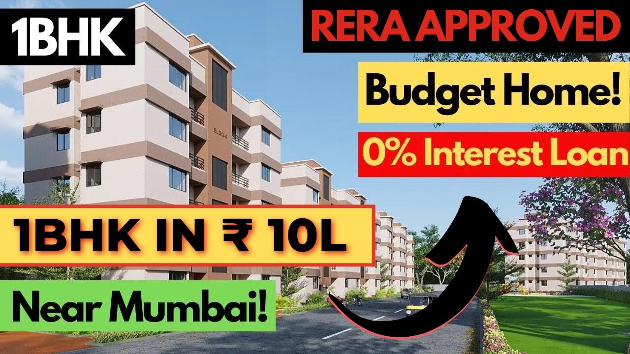 1BHK ROOM UNDER 10 LAKHS😲 | 1/2BHK FLAT NEAR MUMBAI🔥| MUMBAI ME SASTA GHAR | BUDGET HOME IN MUMBAI