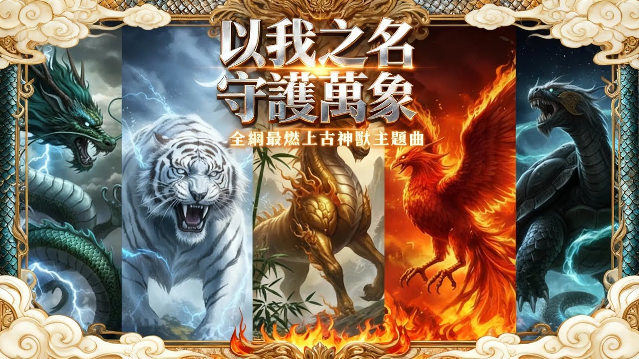 全網最燃上古神獸主題曲 | 以我之名 守护万象 | 超燃中式搖滾