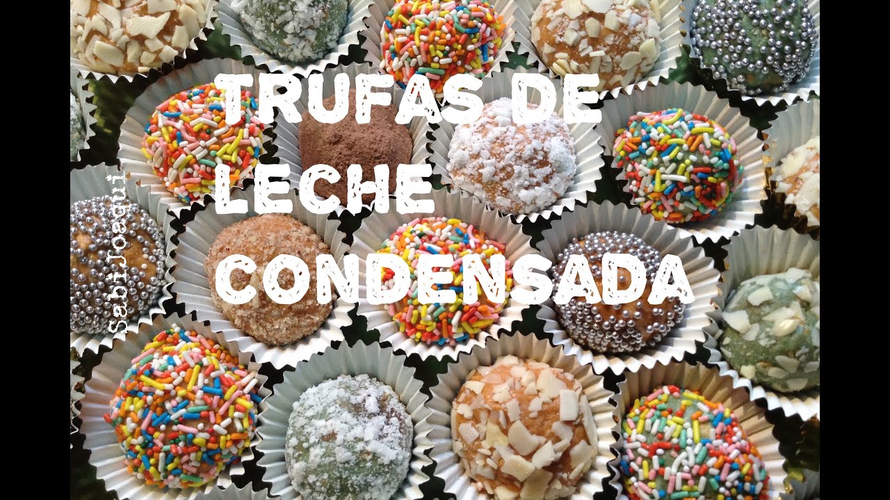 El sabor de Sabi: Trufas leche condensada