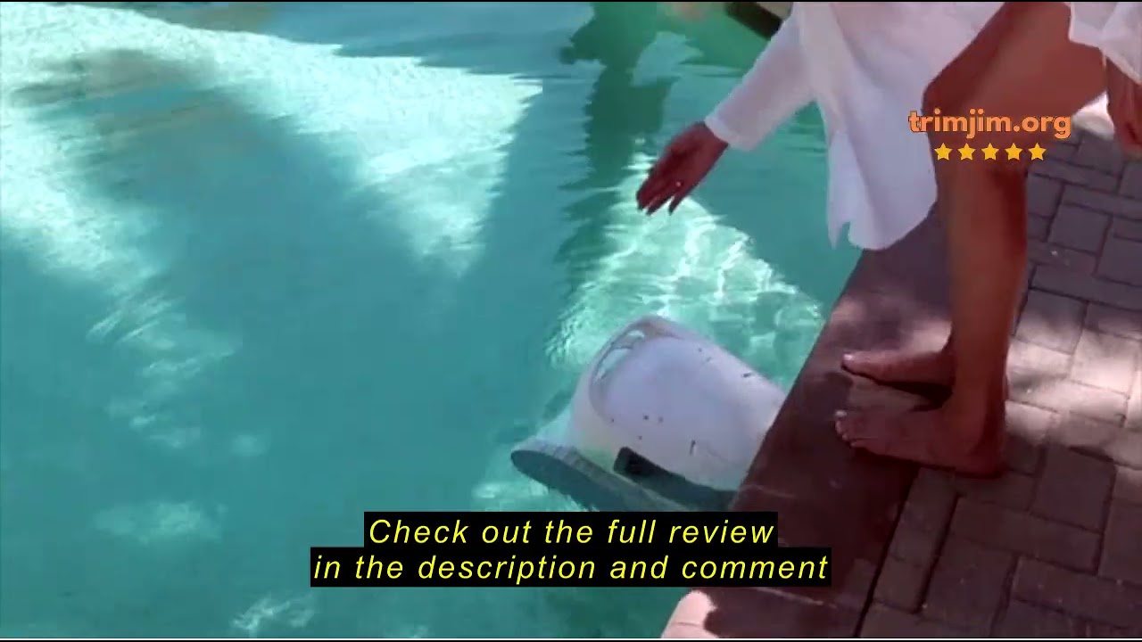 Review Poolmate Hydro 3 Cordless Robotic Pool Cleaner, 150W Pool Vacuum with Wall Climbing Function,