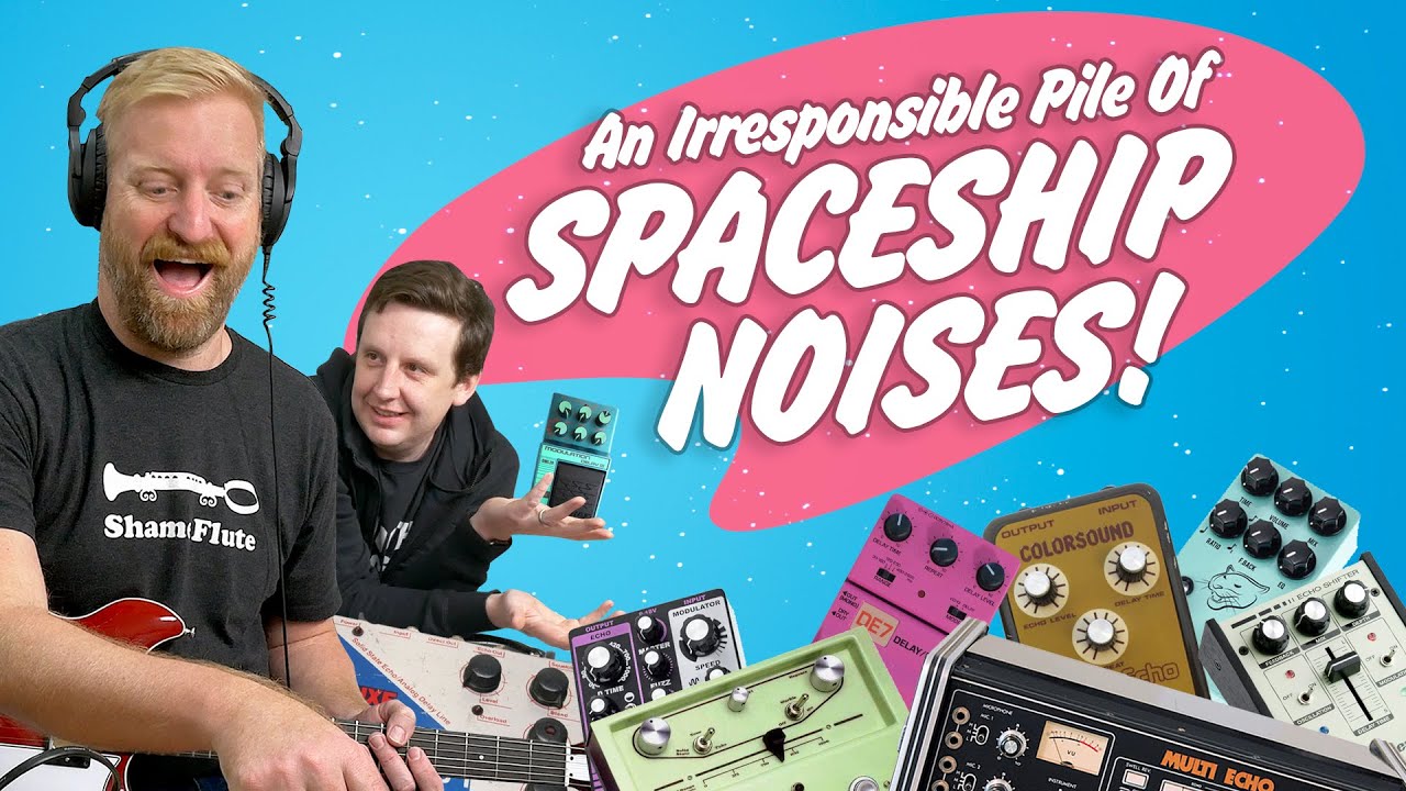 SPACESHIP NOISES AT JHS! - Josh feeds me a never ending supply of wild delay pedals. #RoadCase s3e2