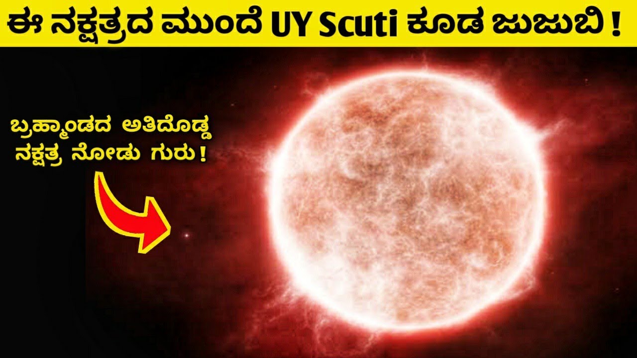 The Largest Star in The Universe Explained in Kannada | Kannadashaale Facts