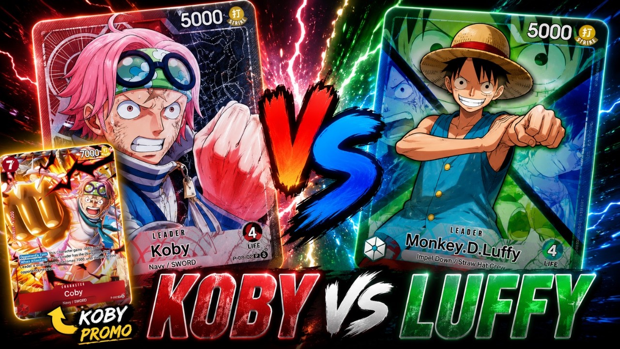 Testing the Koby Promo vs Green/Blue Luffy! | One Piece TCG