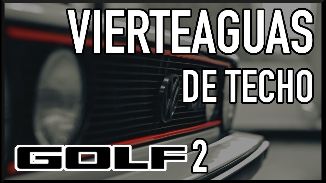 como desmontar  VIERTEAGUAS DE TECHO - gomas de techo JETTA GOLF CARIBE RABITT MK2
