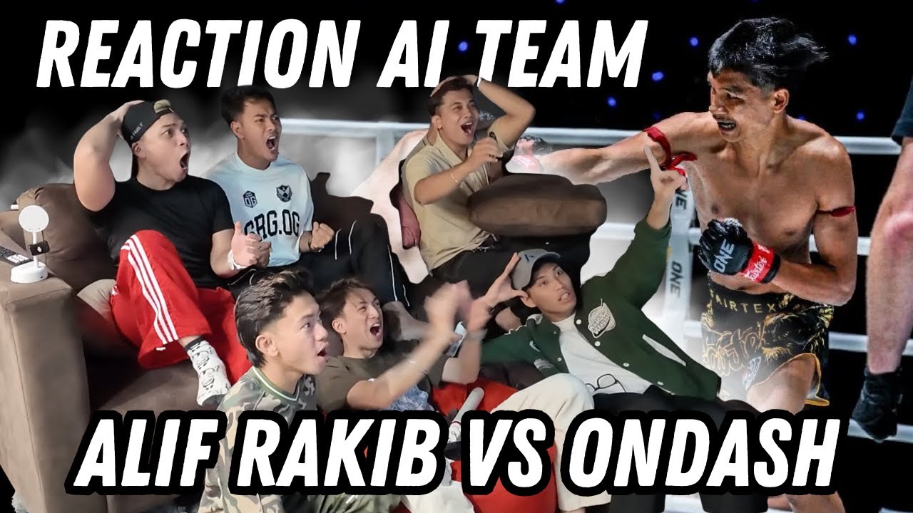 REACTION AI TEAM FIGHT ALIF RAKIB VS RAMADAN ONDASH!!