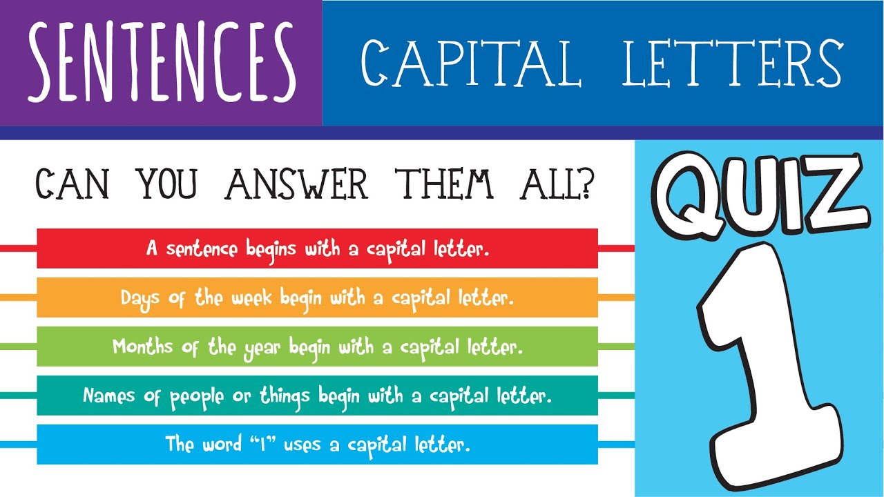 Sentences - Capital Letters - Video 1