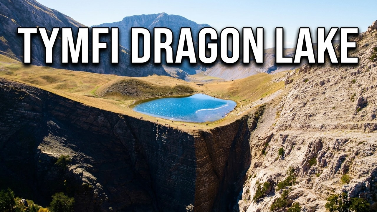 Journey to the impressive Drakolimni Lake of Tymfi. A Uniquely Beautiful Mountain Lake View!