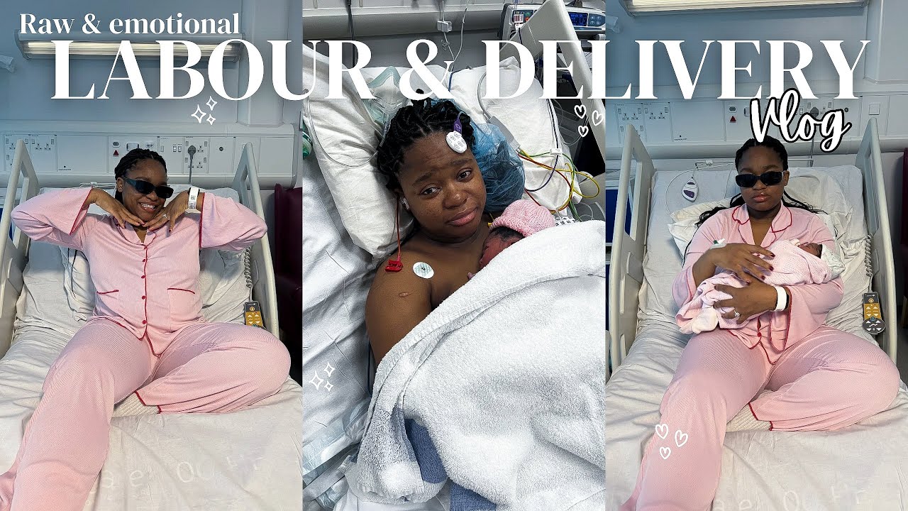 **Raw and emotional** Labour & Delivery Vlog: Welcoming baby girl