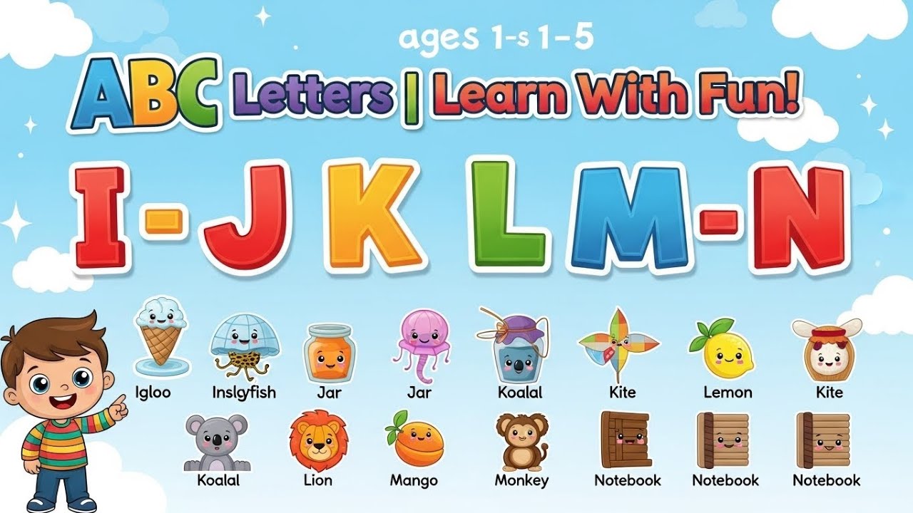 ABC Letters I–N | Learn With Fun!’