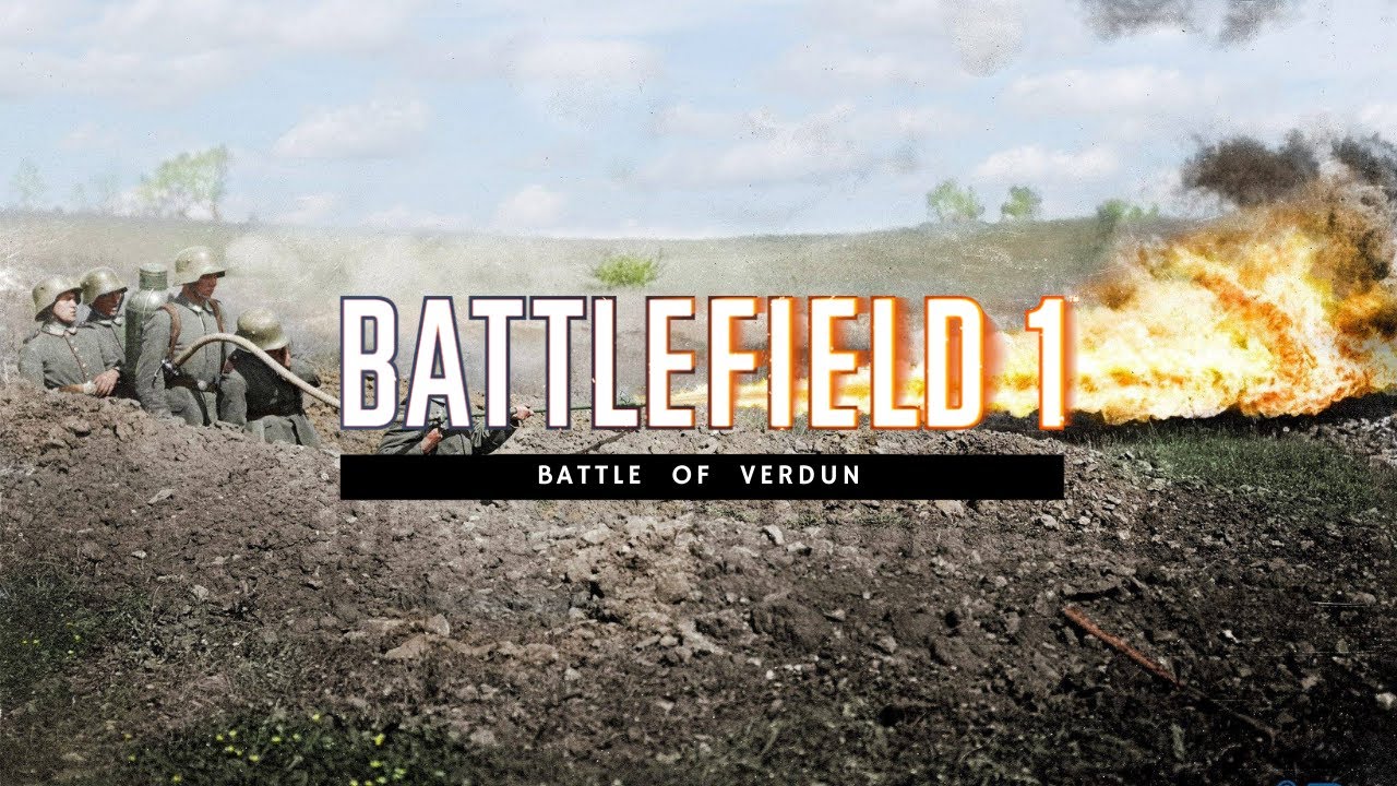 Battle of Verdun 1916 | Battlefield 1 | (NO HUD) | German Perspective | WWI Experience