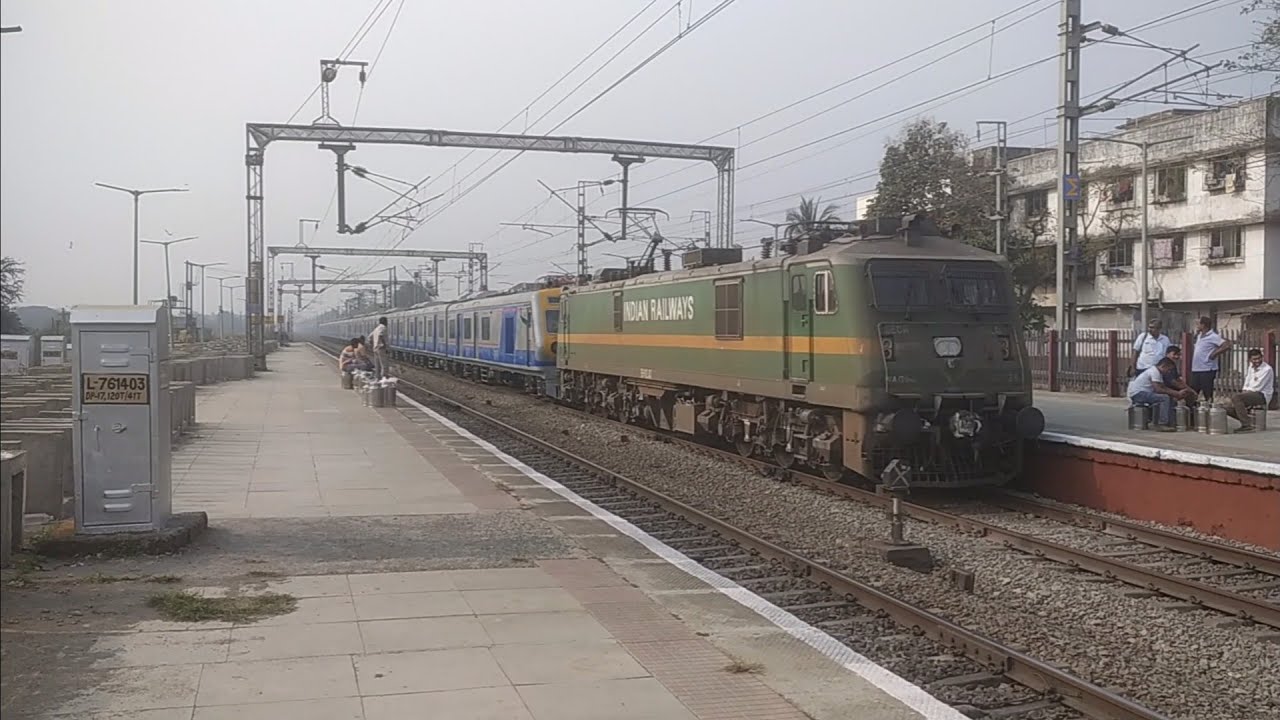 Railfanning At Saphale Railway Station | Empty Rakes Of AC Local | Western Railway | Indian Railways