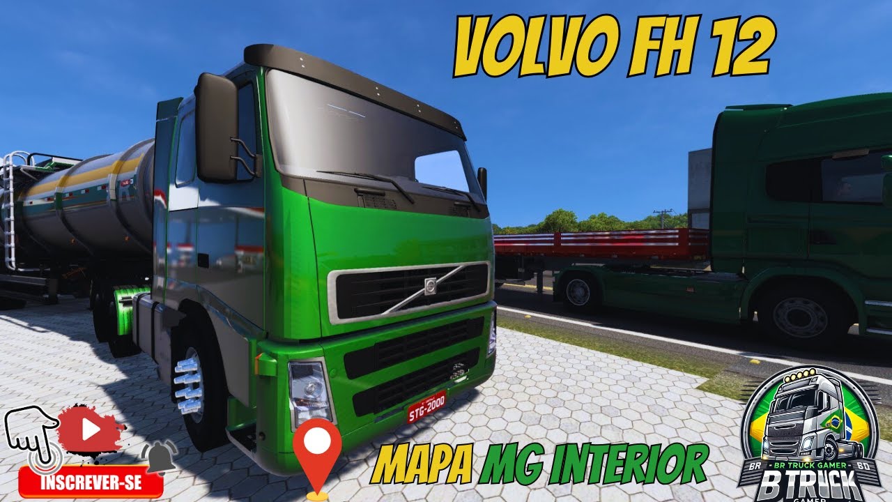 🔥 VOLVO FH12 NO MAPA MG INTERIOR! CLÁSSICO PESADO ENFRENTANDO A ESTRADA | ETS2 🚛💨