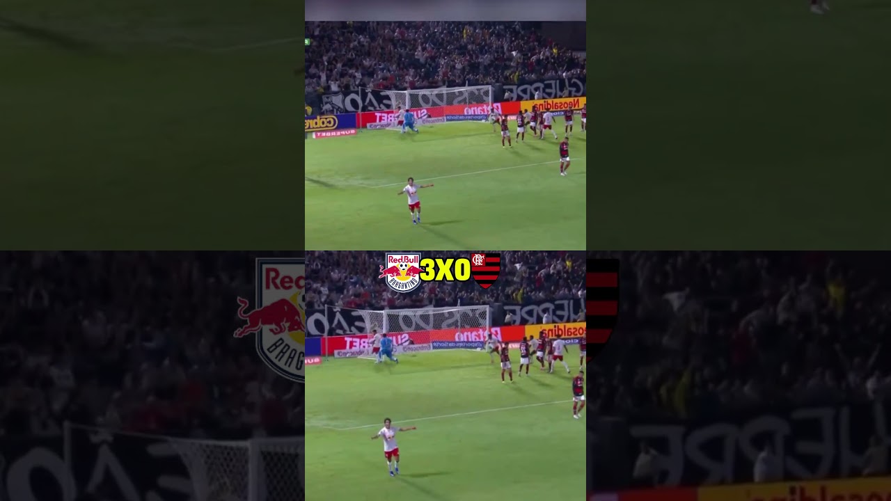 💥⚽️ 3&deg; Gol do Bragantino x Flamengo #bragantino #flamengo #futebol #shorts