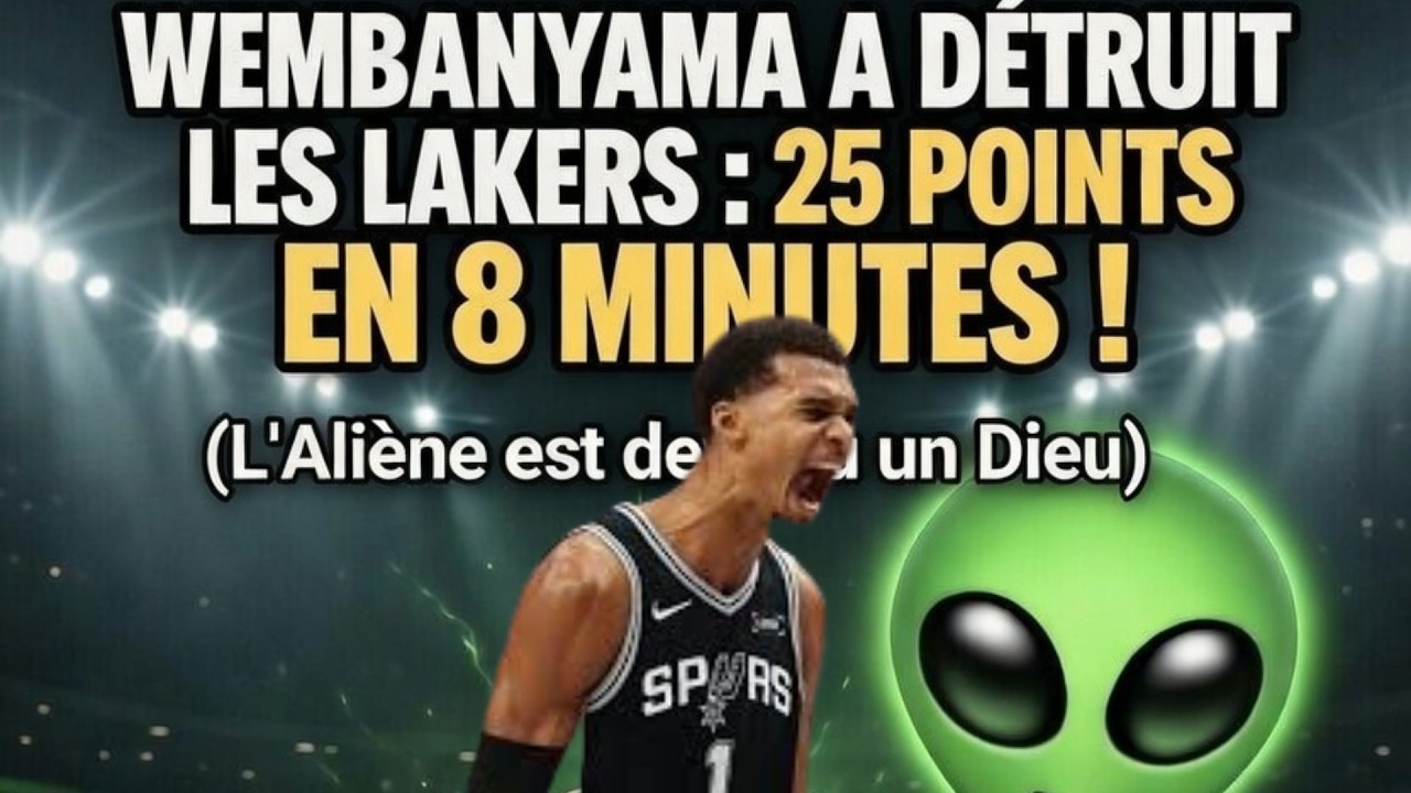 WEMBANYAMA A DÉTRUIT LES LAKERS ! Est-il déjà le visage de la NBA ?