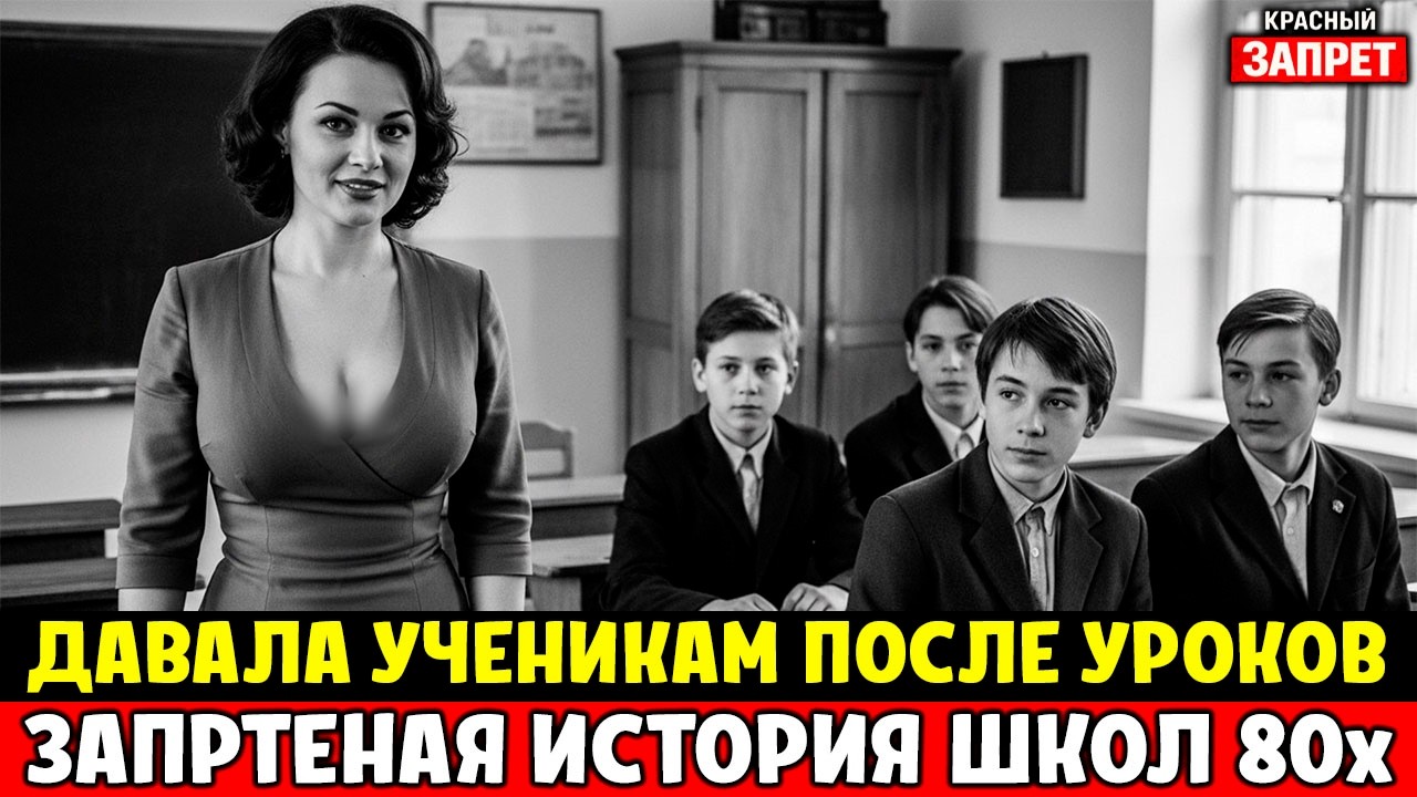 УЧЕНИКИ КАЖДЫЙ ДЕНЬ после уроков пользовались учительницей. Страшная тайна школ СССР!