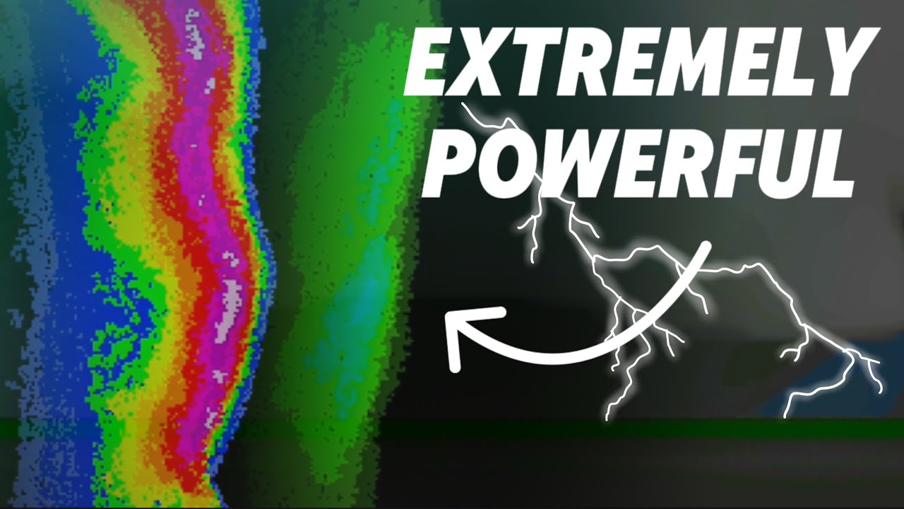Powerful GREEN Squall Line! (With Radar!) | 2D Weather Sandbox