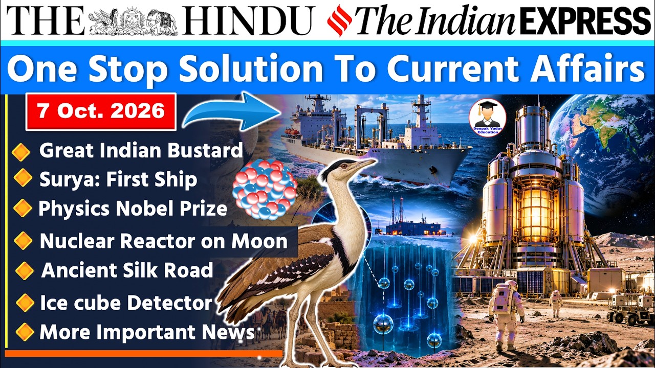 The Hindu Newspaper Analysis Today | 7 October 2026 | Current Affairs | Editorial Analysis | UPSC