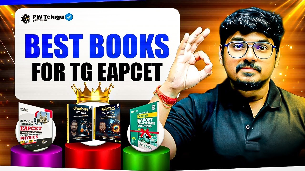 TG EAPCET Subject-wise Best Books to Score 120+ Marks!
