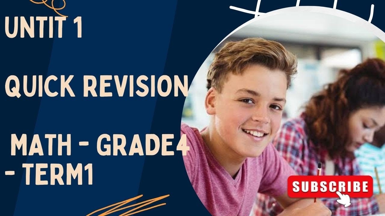 006 - quick Revision - math - grade4 - term1