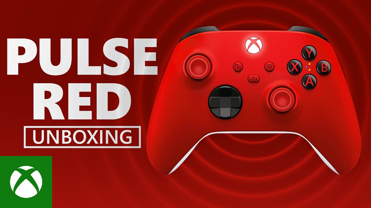Unboxing Xbox Pulse Red Wireless Controller – Xbox Series X|S