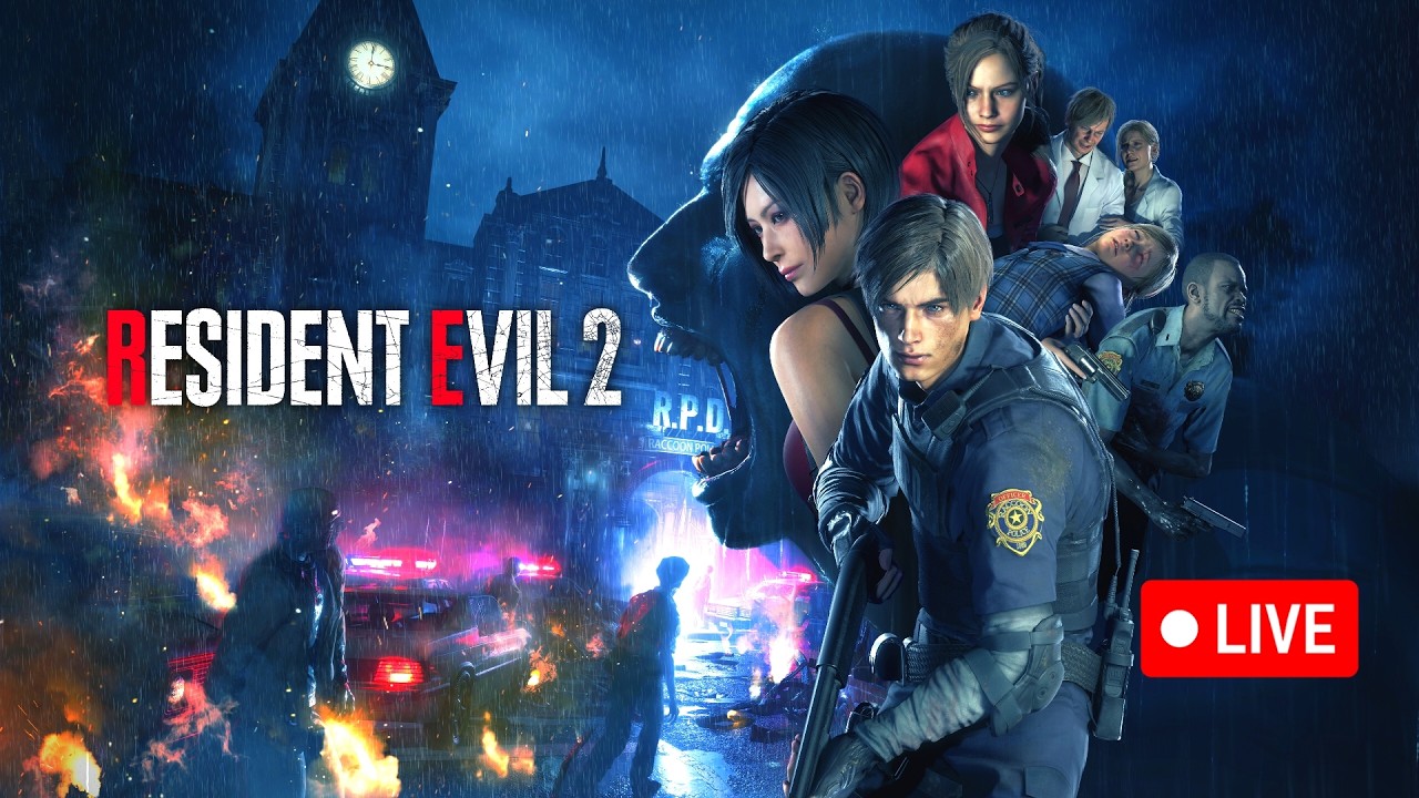 AGAIN RESIDENT EVIL 2 GAMEPLAY ☺️🤗😎