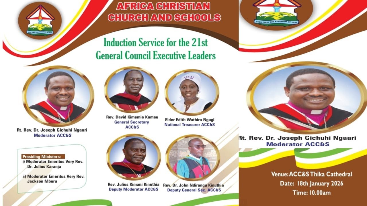 ACC&S Induction Service for the 21st General Council Executive Leaders