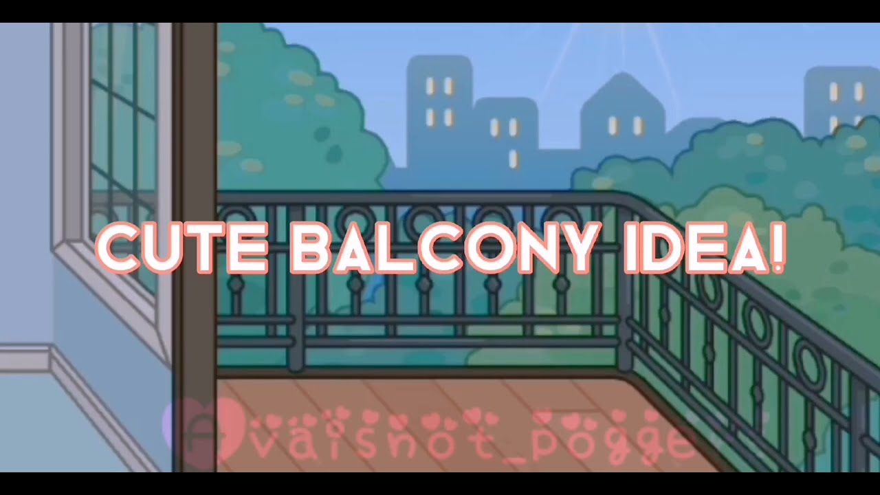 Cute balcony idea!! |toca boca| |avaisnot_poggers|