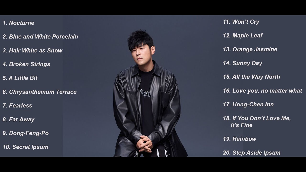 Top 20 Best Jay Chou Songs That Defined Mandopop #trending #cpop 