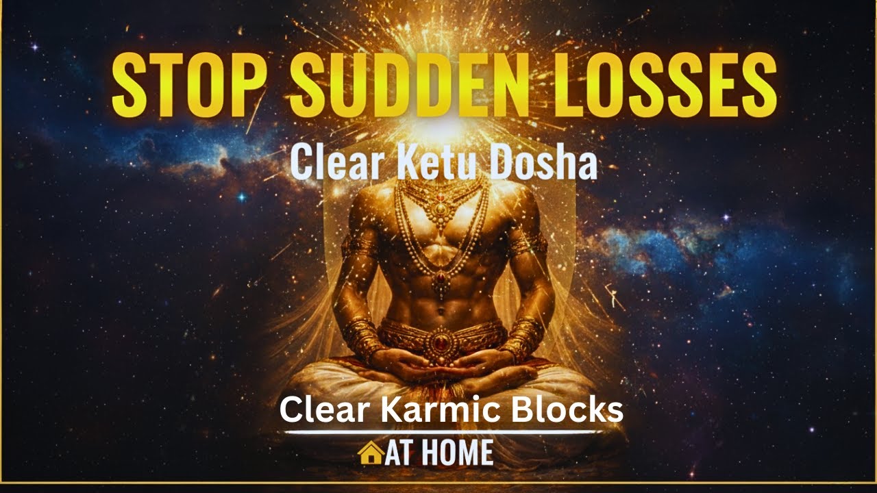 STOP SUDDEN LOSSES | Clear Ketu Dosha & Karmic Blocks (1 Hour) | 432 Hz