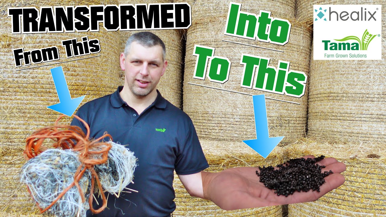 How Do YOU Turn Old BALE TWINE Into NEW PLASTIC?? TAMA - HEALIX INSIDE The FACTORY!