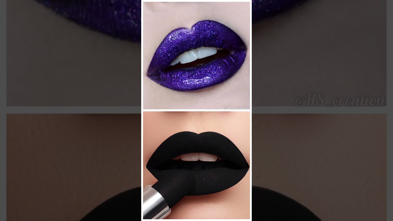 Purple 💜 Vs Black 🖤 || heels 👠, nails 💅, Lipstick 💄,dress 👗 #shorts #song #music #cute