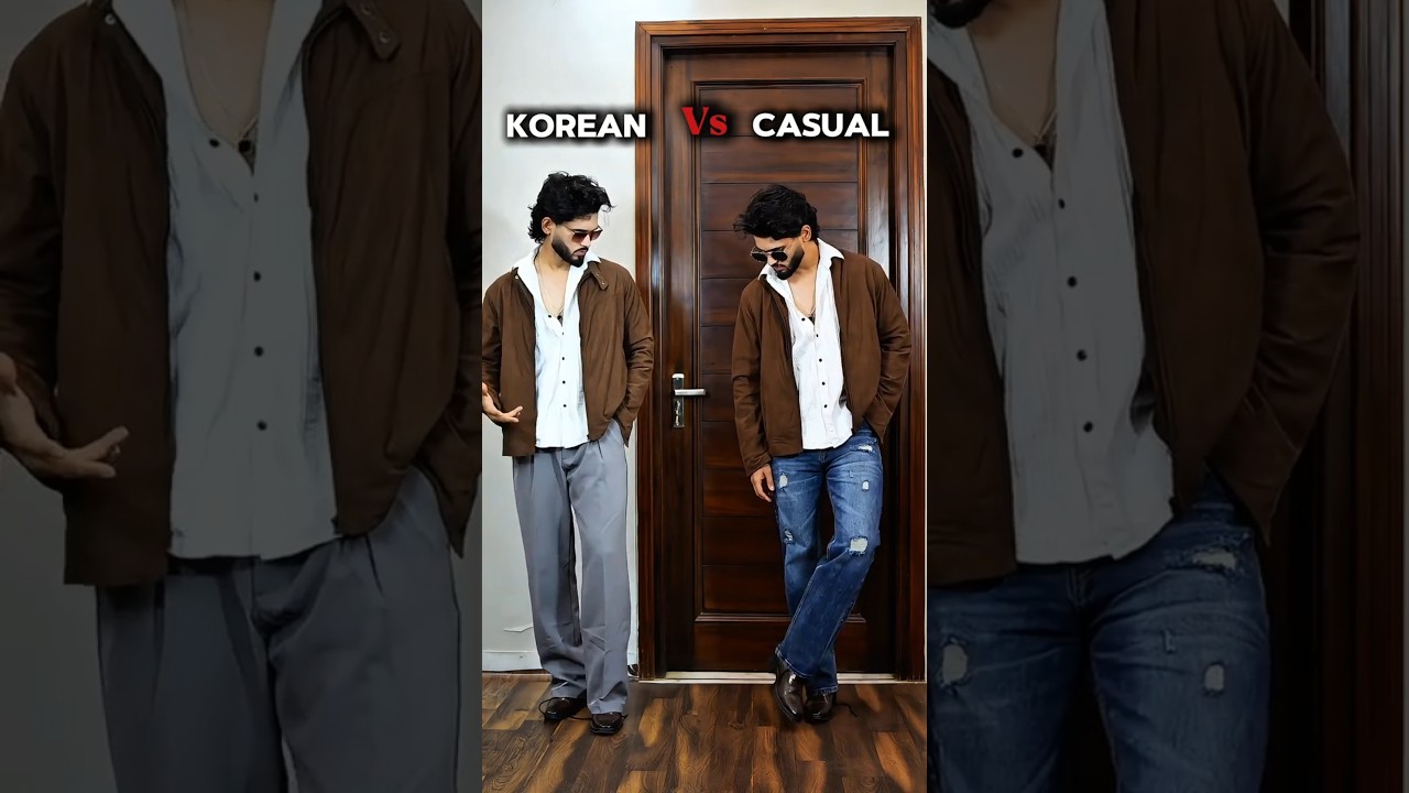 Korean vs Casual Color Combination 