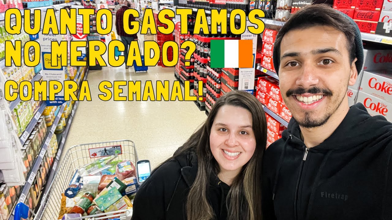 COMPRAS DA SEMANA NA IRLANDA - MERCADO 🇮🇪 | ATUALIZADO 2023 | TENHO QUE VIAJAR