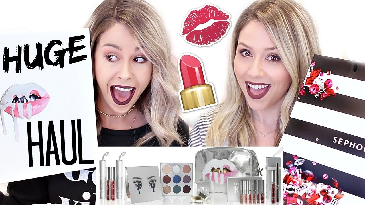 HUGE SEPHORA HAUL + Kylie Cosmetics Holiday 2016 | SWATCHES