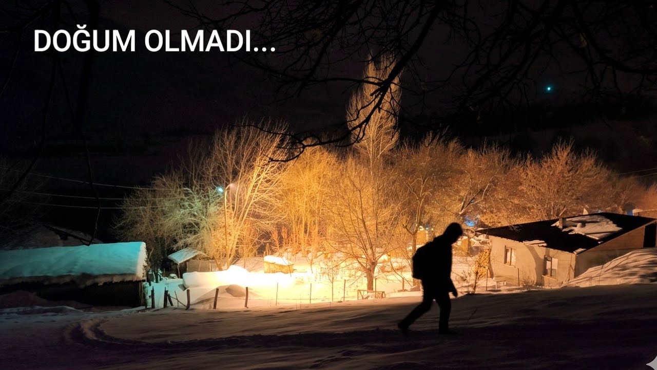 Dağ Köyünde Bir Kış Gecesi❄️ −12 Derecede 1.5 Kilometrelik Yol ve Sabaha Kadar Süren Bir Bekleyiş❄️