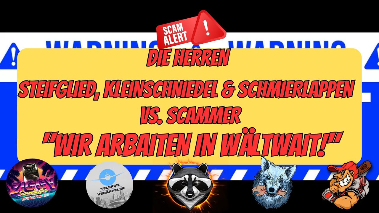 Wir Arbaiten Wältwait.... | #tradingscams #scambaiting #telefonbetrug | STAFFEL 2