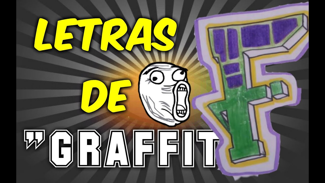 C&Oacute;MO DIBUJAR LETRAS DE GRAFFITI / F