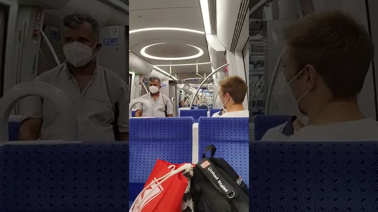 Поездка в Мюнхенском метро. Мюнхен, Германия/Ride on the Munich Underground. Munich, Germany