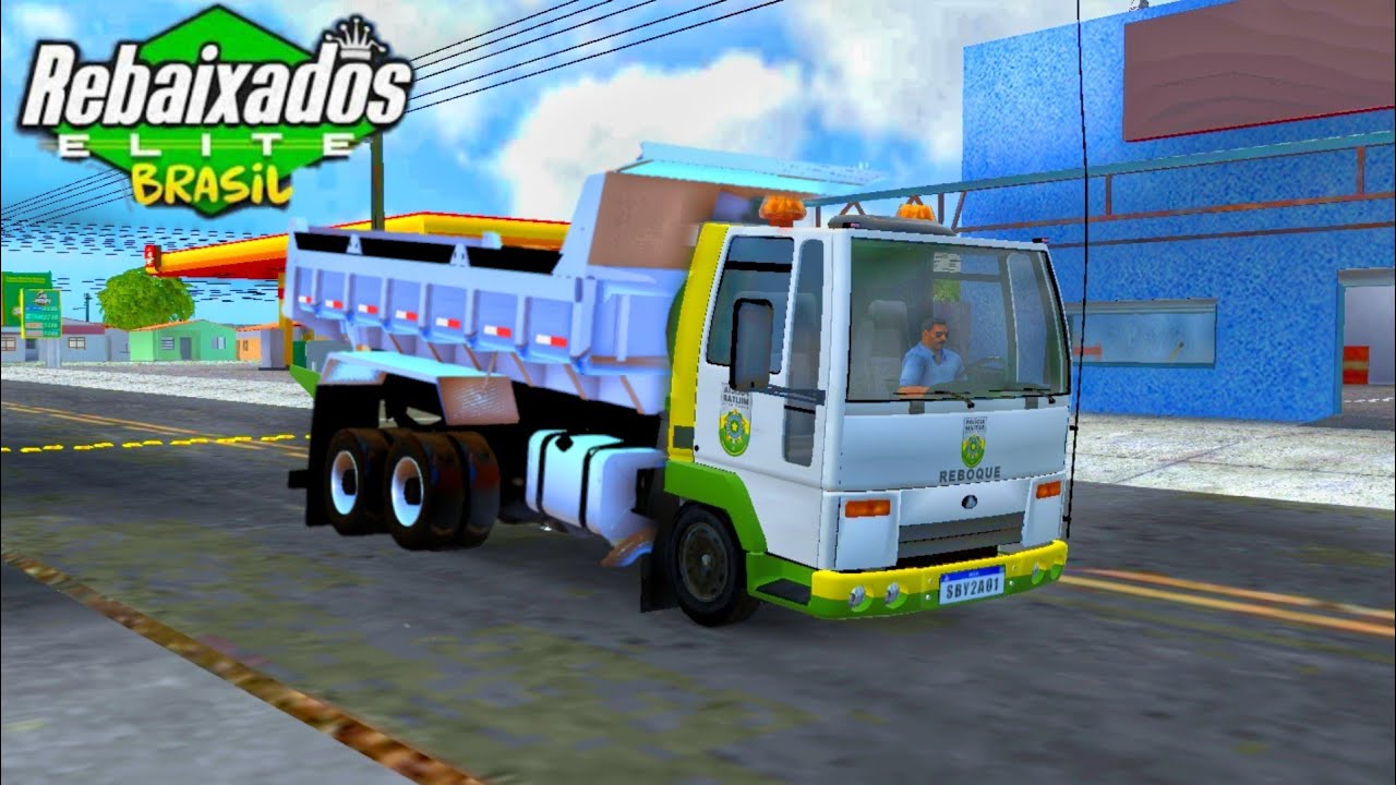 REBAIXADOS ELITE BRASIL COLOQUEI UMA CAÇAMBA NO CAMINHÃO GUINCHO