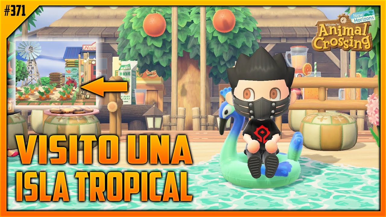 🌴 VISITANDO UNA ISLA TROPICAL INCRE&Iacute;BLE! EP. 371 | ANIMAL CROSSING NEW HORIZONS