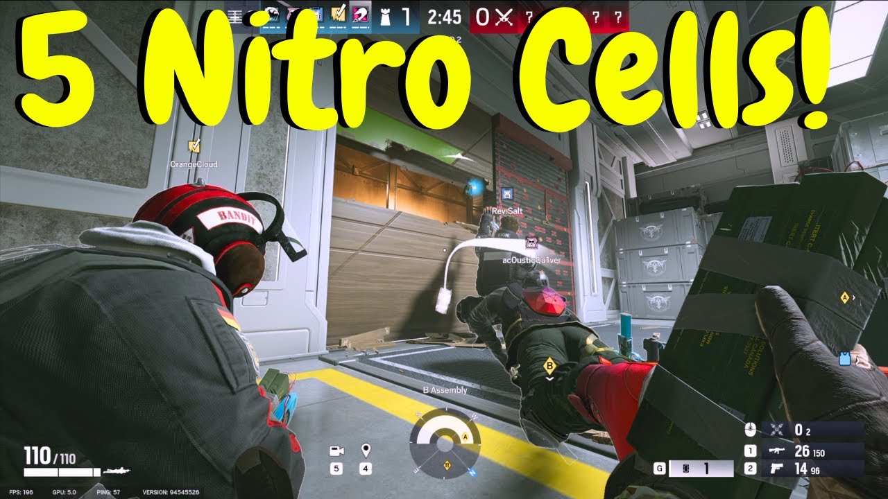 5 Man Nitro Strat in Rainbow Six Siege X