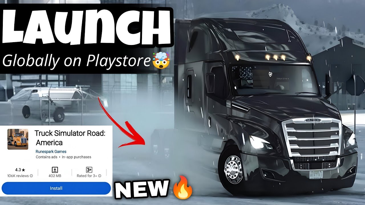 Truck Simulator Road America FINALLY! Public Released on Playstore Soon - New Game 🤯🔥