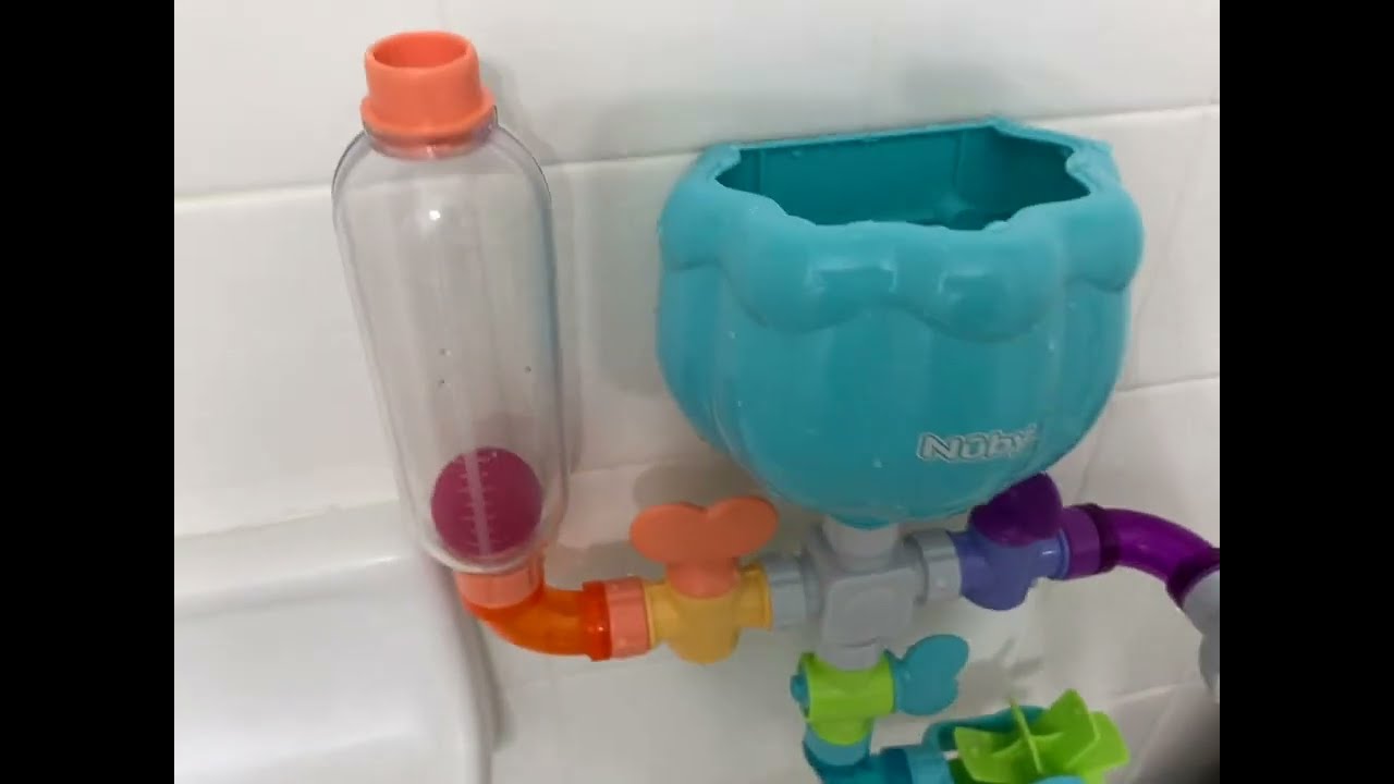 Nuby Wacky Waterworks Pipes Bath Toy 
