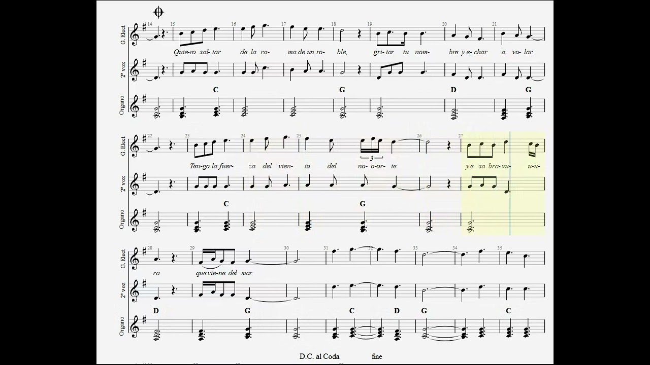 Viento del Norte (partitura sonora)