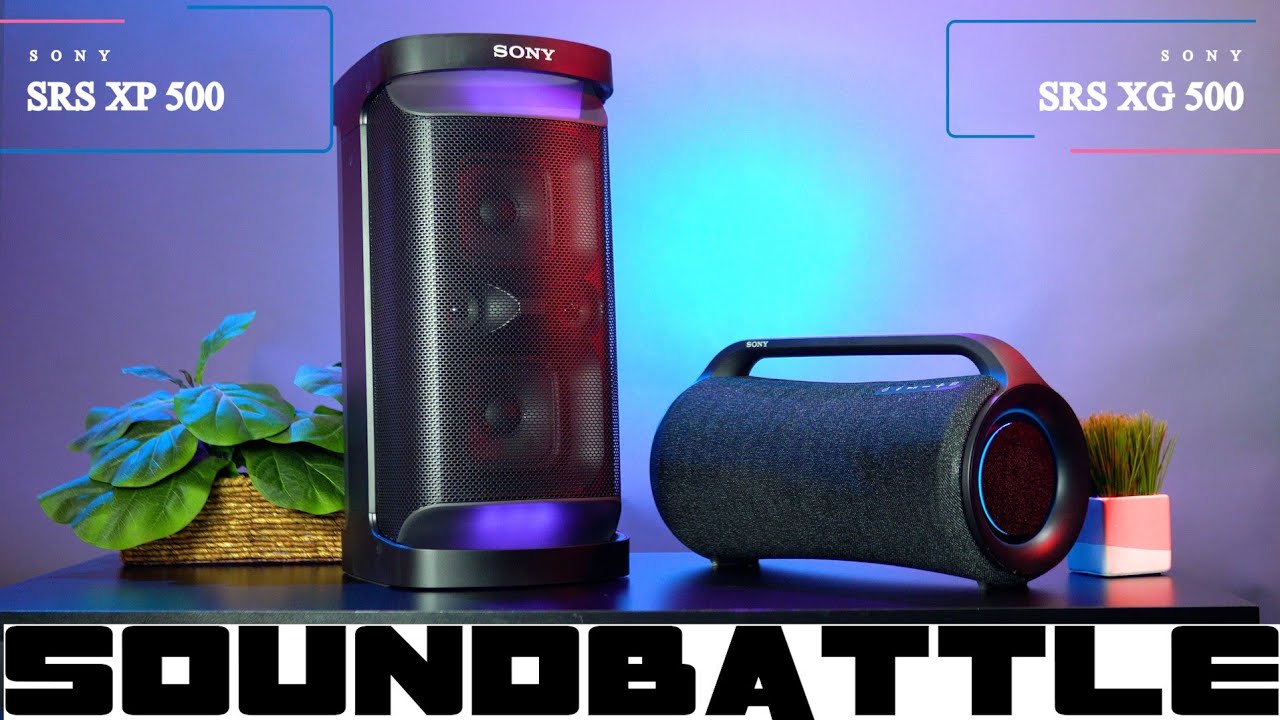 Sony SRS XP500 vs Sony SRS XG500 | Sound Battle | Binaural sound sample