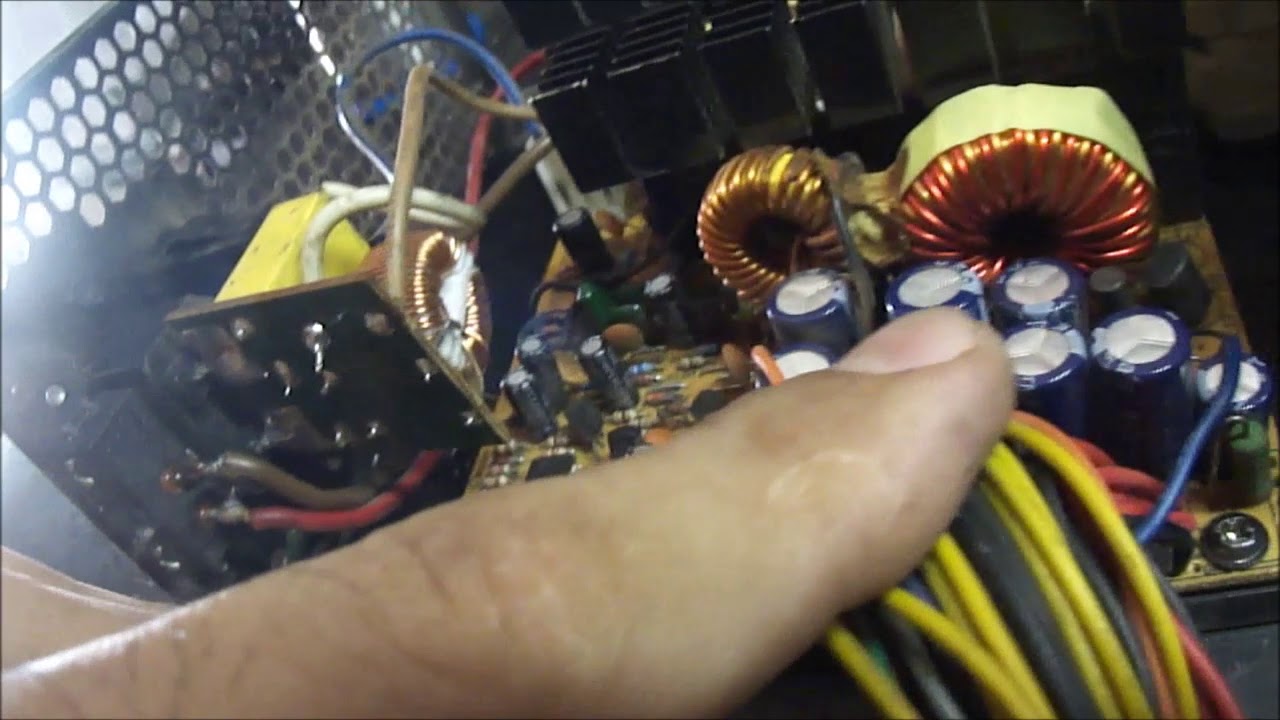 Defeito e conserto Fonte ATX do PC de Guerra