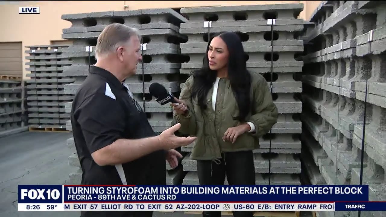 FOX 10 News: Turning Styrofoam Donations into The Perfect Block