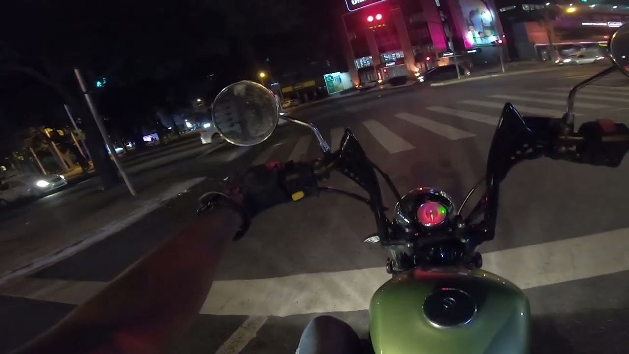 Tranquilidade noturna em Goiânia