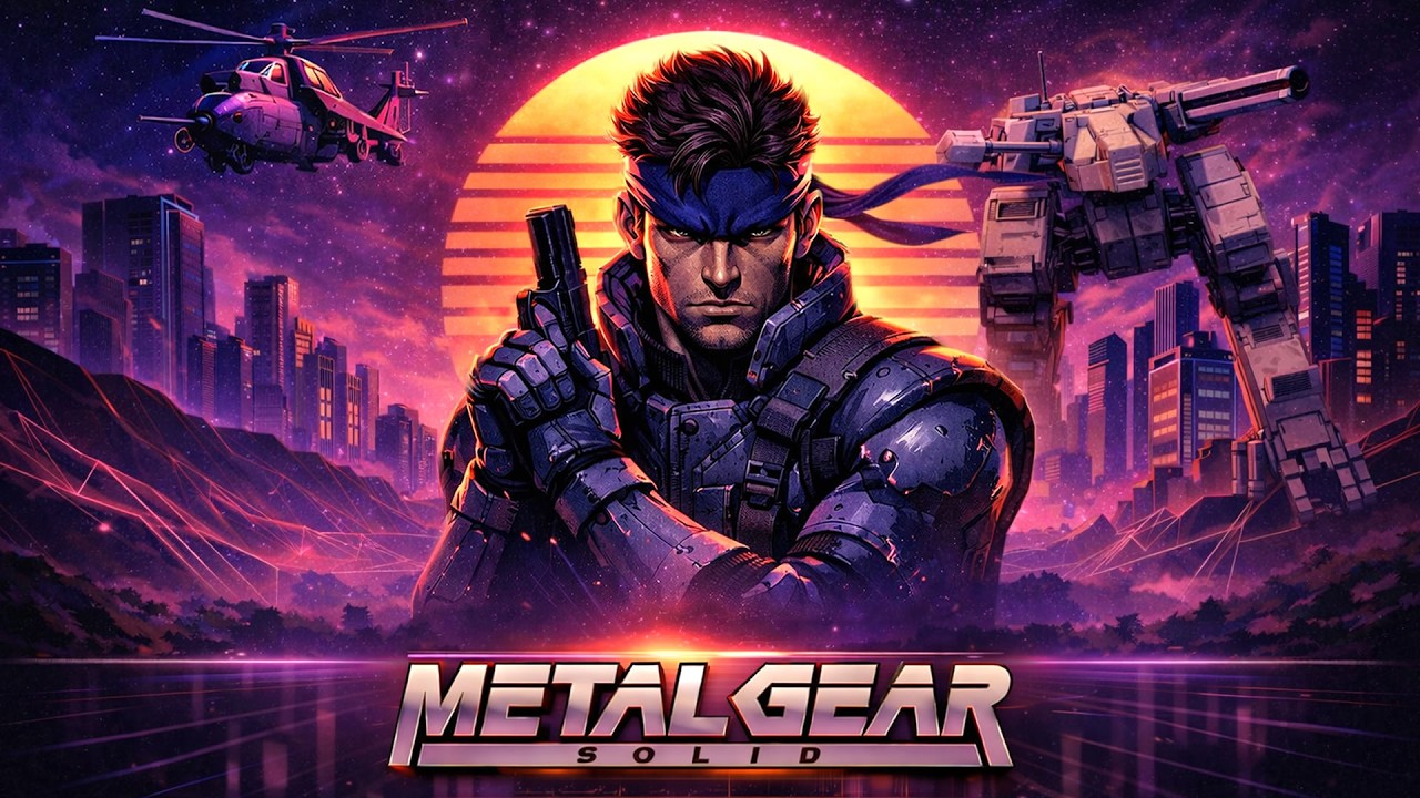 Metal Gear Solid – Full Synthwave Remix Album